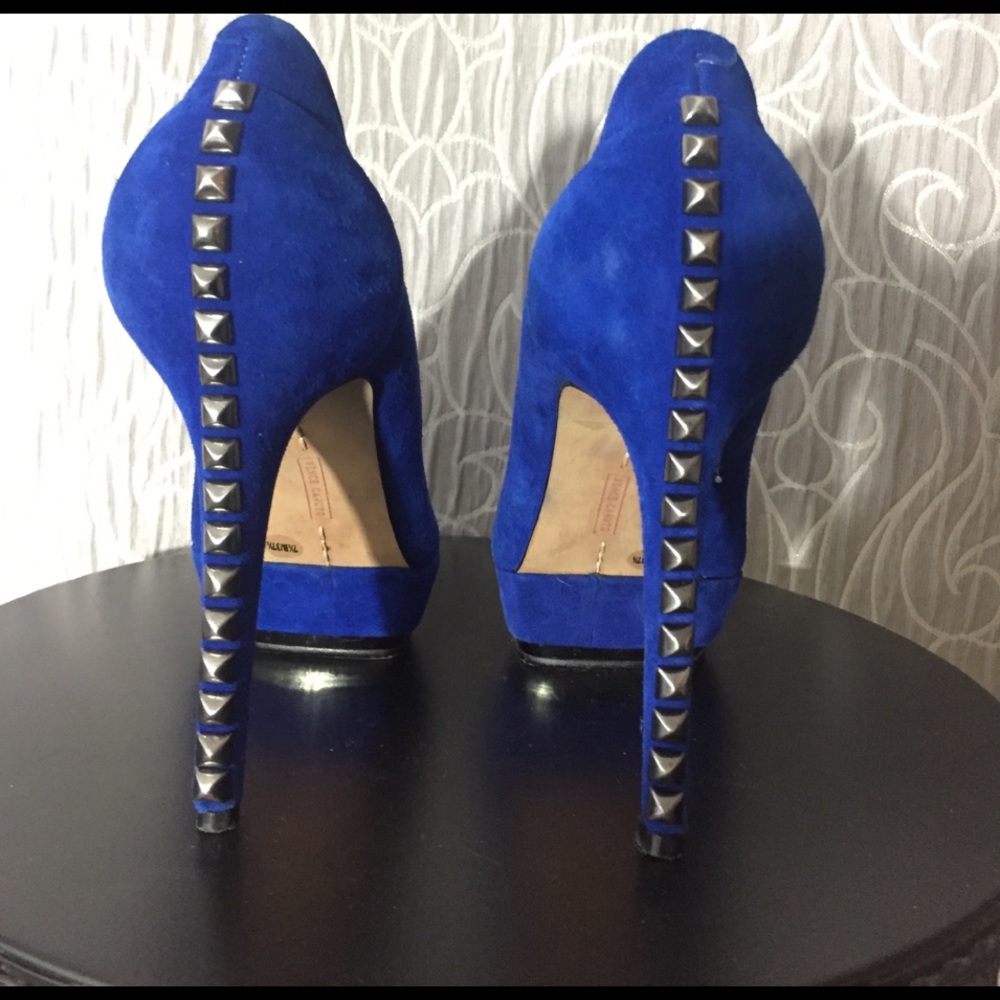 Sapphire Blue Vince Camuto Platform Heels